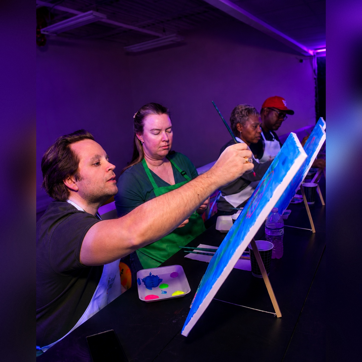 Glow & Flow: UV Paint Night Experience