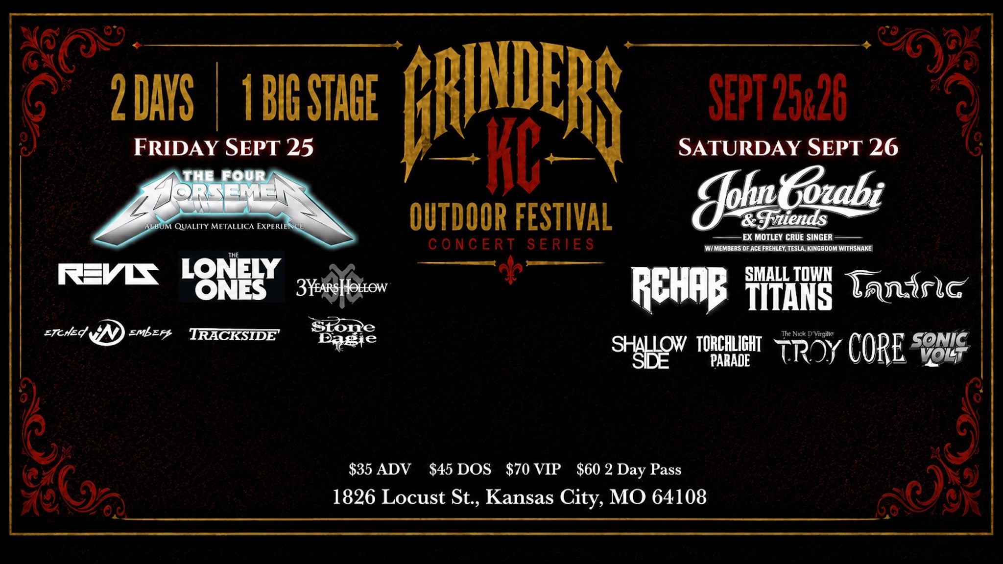 GRINDERS KC FEST 2-DAY PASS