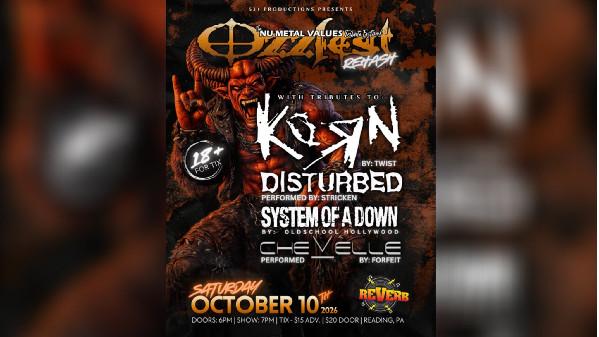 The Nu-Metal Values Tribute Festival: Ozzfest Rehash