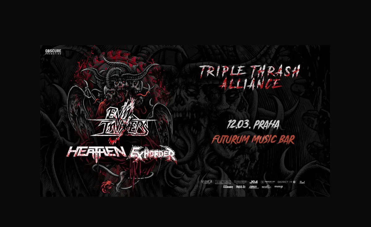 EVIL INVADERS, EXHORDER, HEATHEN, WARFIELD