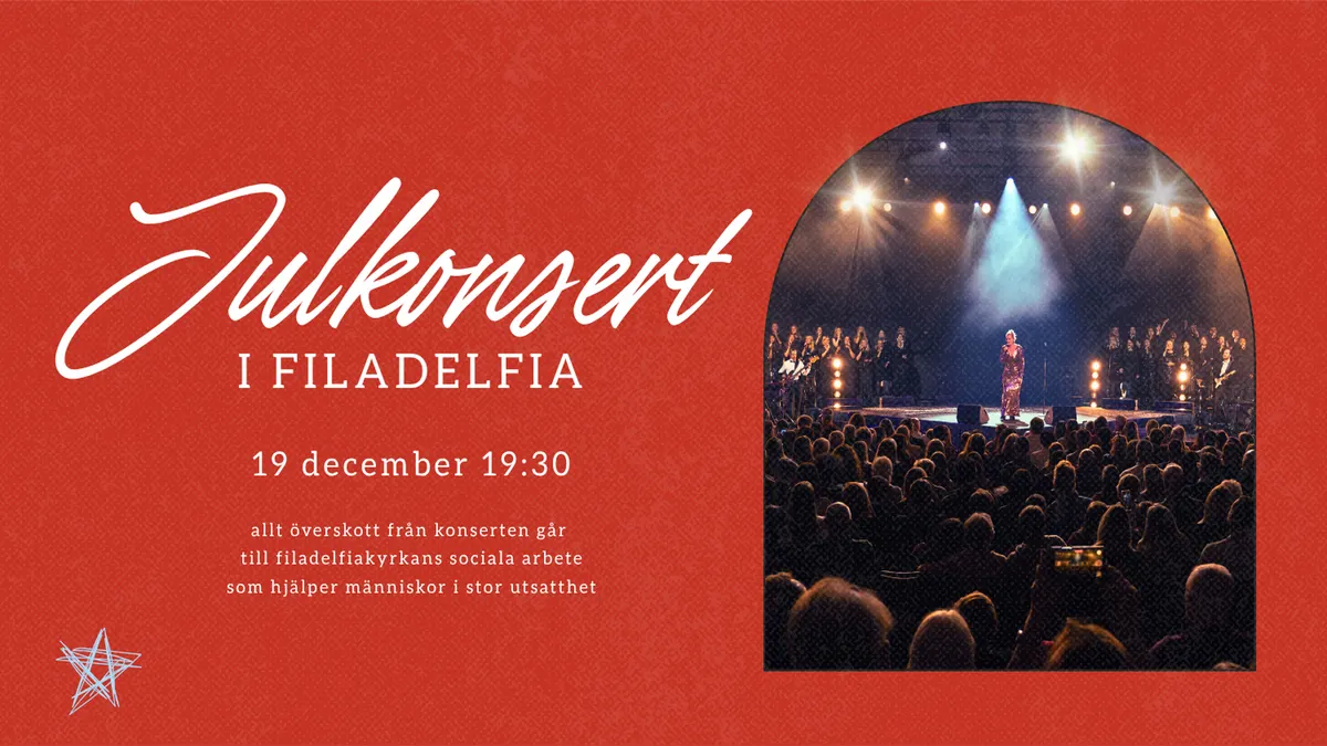 Julkonsert i Filadelfia