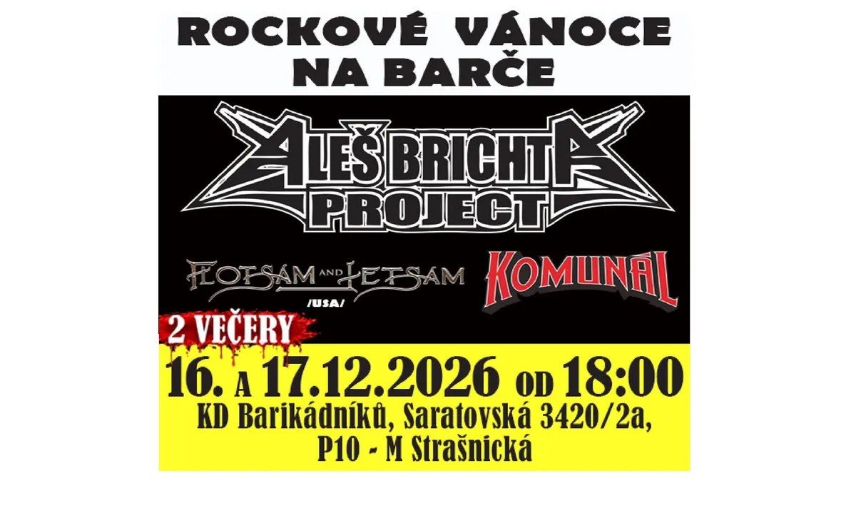 Rockové Vánoce na Barče