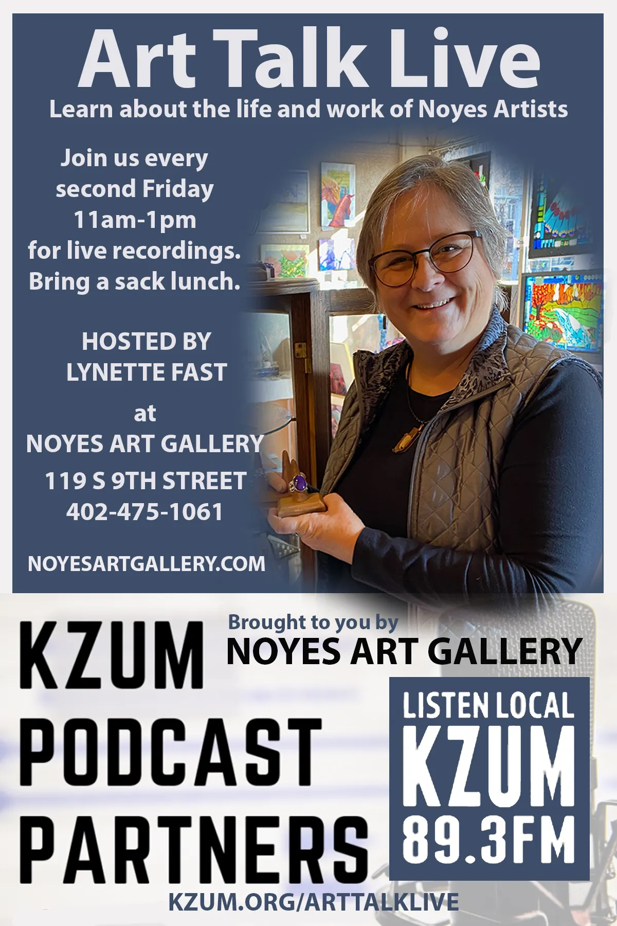 Art Talk Live Lunch and Listen