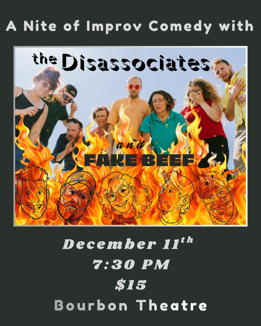 Improv Comedy with The Disassociates featuring Fake Beef