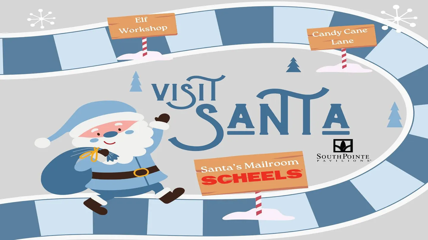 SouthPointe Pavilions Visits with Santa