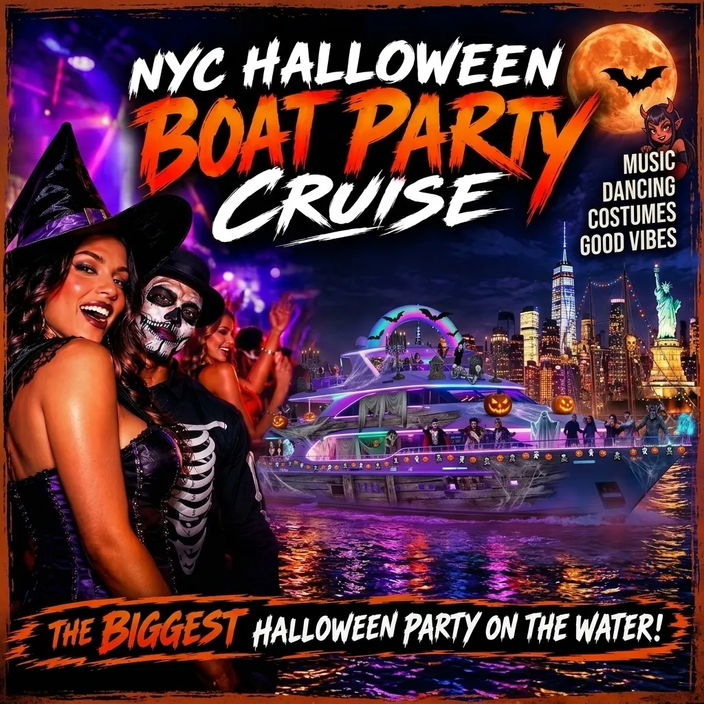 Halloween Biggest Hudson River Party Cruise!