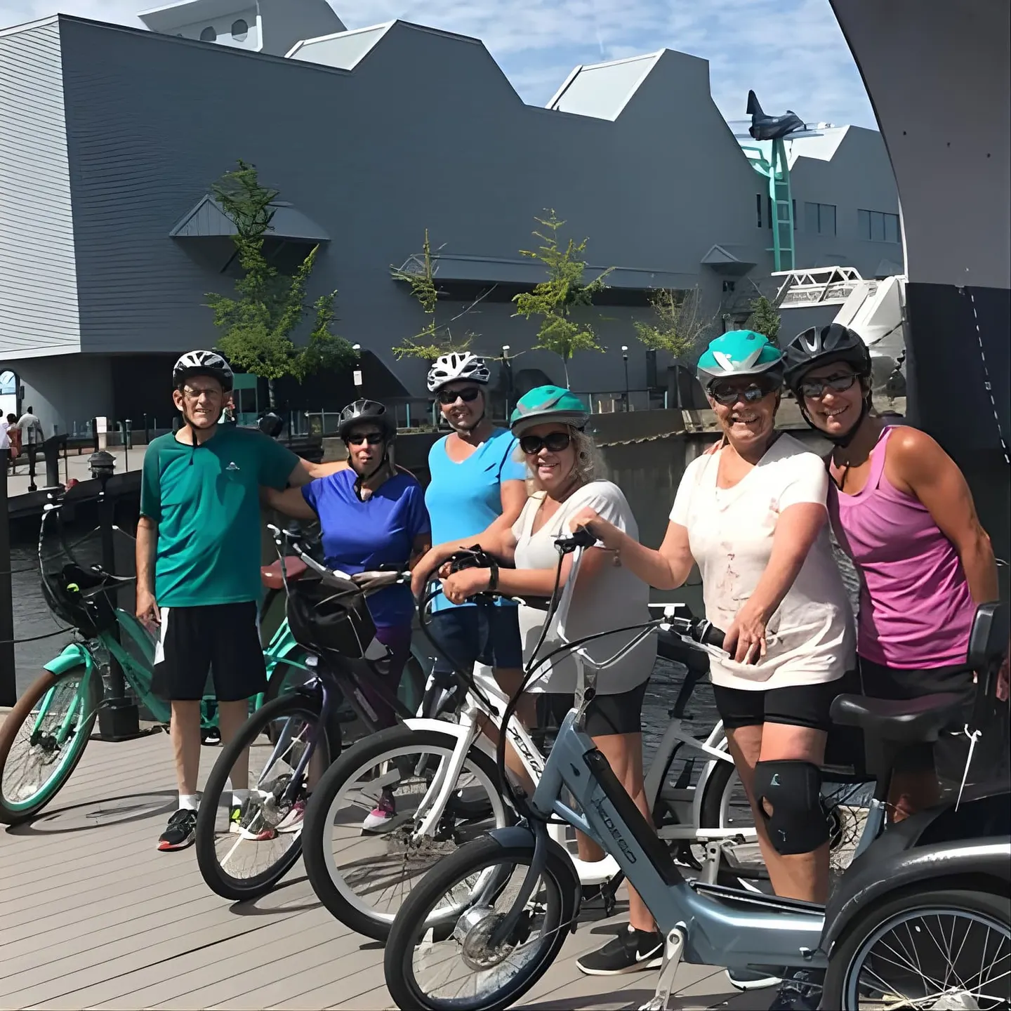 Electric Bike Rental Downtown Norfolk (self guided tour)