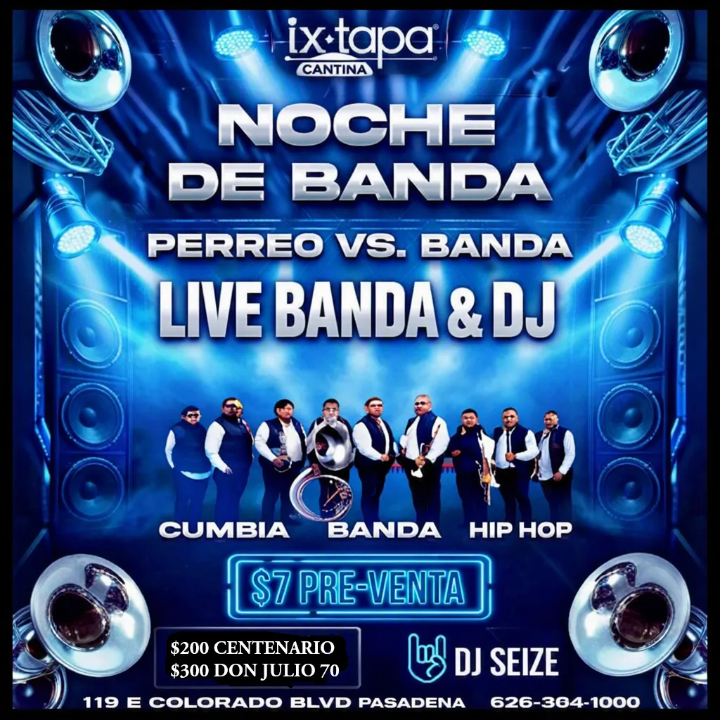 Noche de Live Banda: Perreo vs Banda Nights!