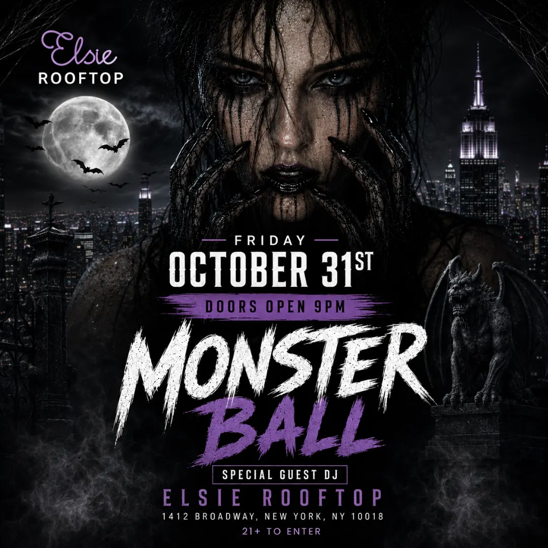 Monster Ball - NYC Best Halloween Party @ Elsie Rooftop & Penthouse