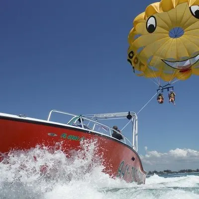 Parasailing Adventure above the Gulf of Mexico