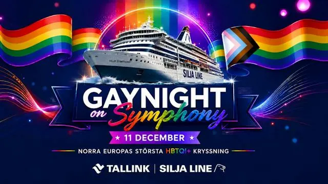 Gaynight on Symphony Tallink Silja Line