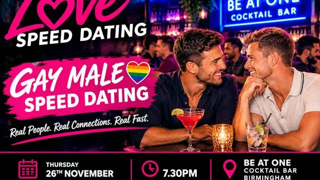 Gay Male Speed Dating Singles Night Birmingham