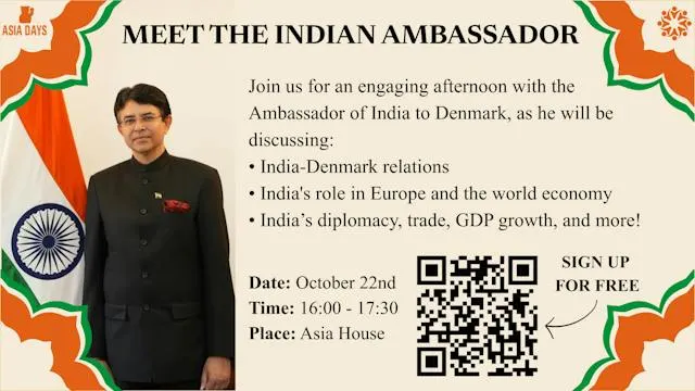 Meet the Indian Ambassador: India, Denmark & the World Economy