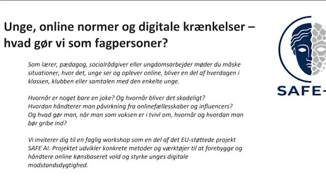 Unge, online normer og digitale krænkelser – hvad gør vi som fagpersoner?