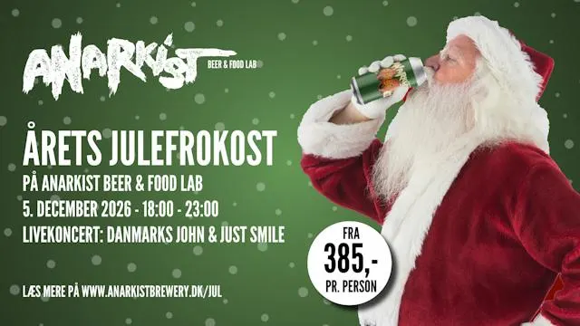 ÅRETS JULEFROKOST PÅ ANARKIST x Kong Volmer