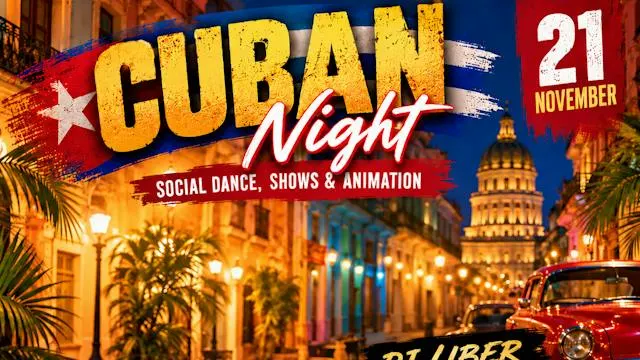 CUBAN NIGHT — SOCIAL DANCE, SHOWS & ANIMATION