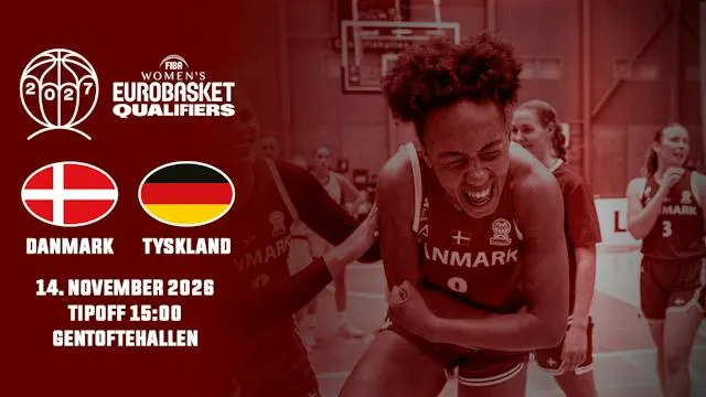 Basketball EM-kval Kvinder - Danmark vs. Tyskland