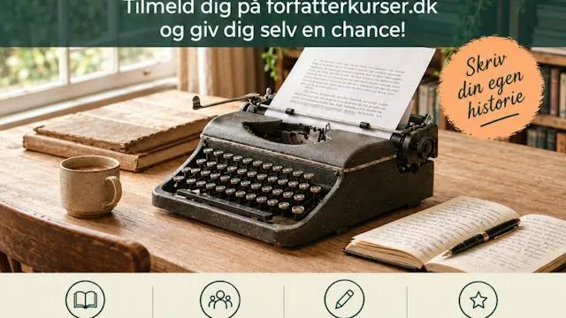 Har du en historie i hovedet, som du drømmer om at få skrevet ned på papir?