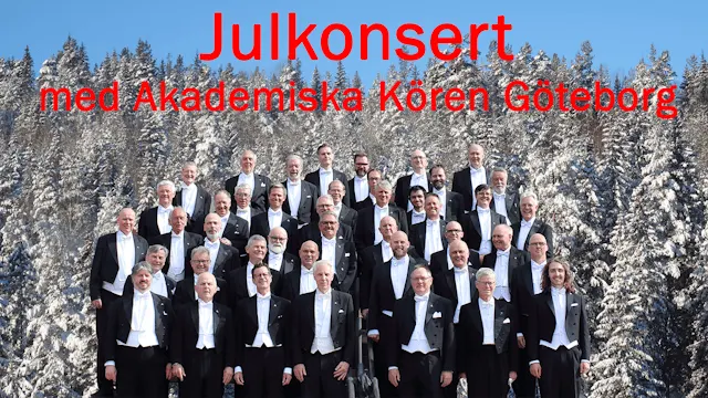 Akademiska Körens julkonsert kl 14.30