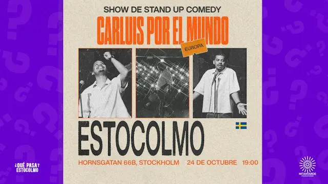Noche de Comedia en Español con Carluis Medina