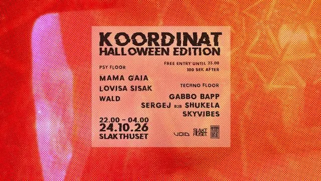 Koordinat Halloween / 3 Floors (techno, psy, hits)
