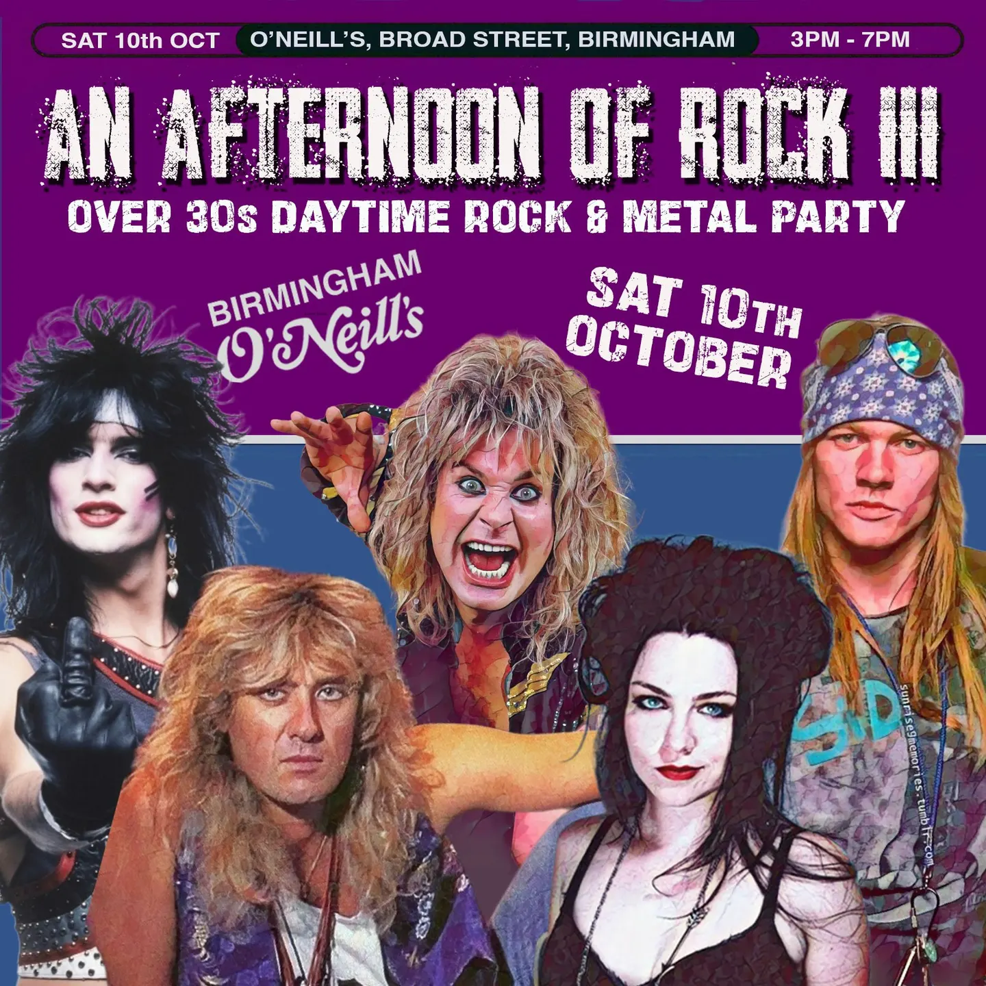 Afternoon of Rock: BIRMINGHAM (Over 30s Only)