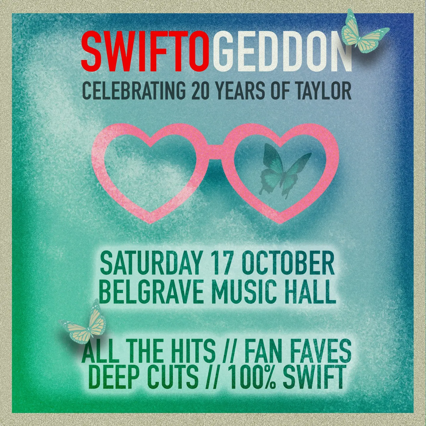 Swiftogeddon - 20 years of Taylor special