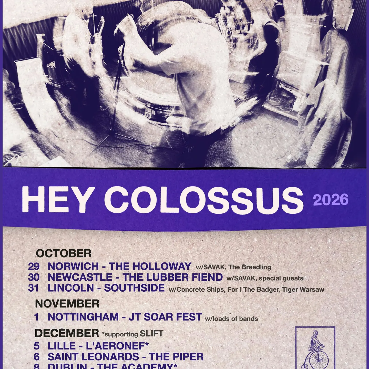 Hey Colossus + Savak + The Breedling