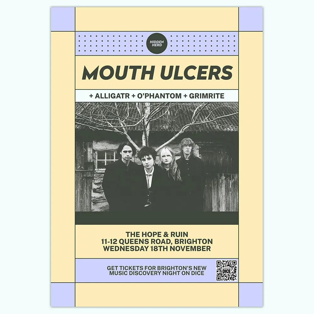 Mouth Ulcers + alligatr + O’Phantom + Grimrite
