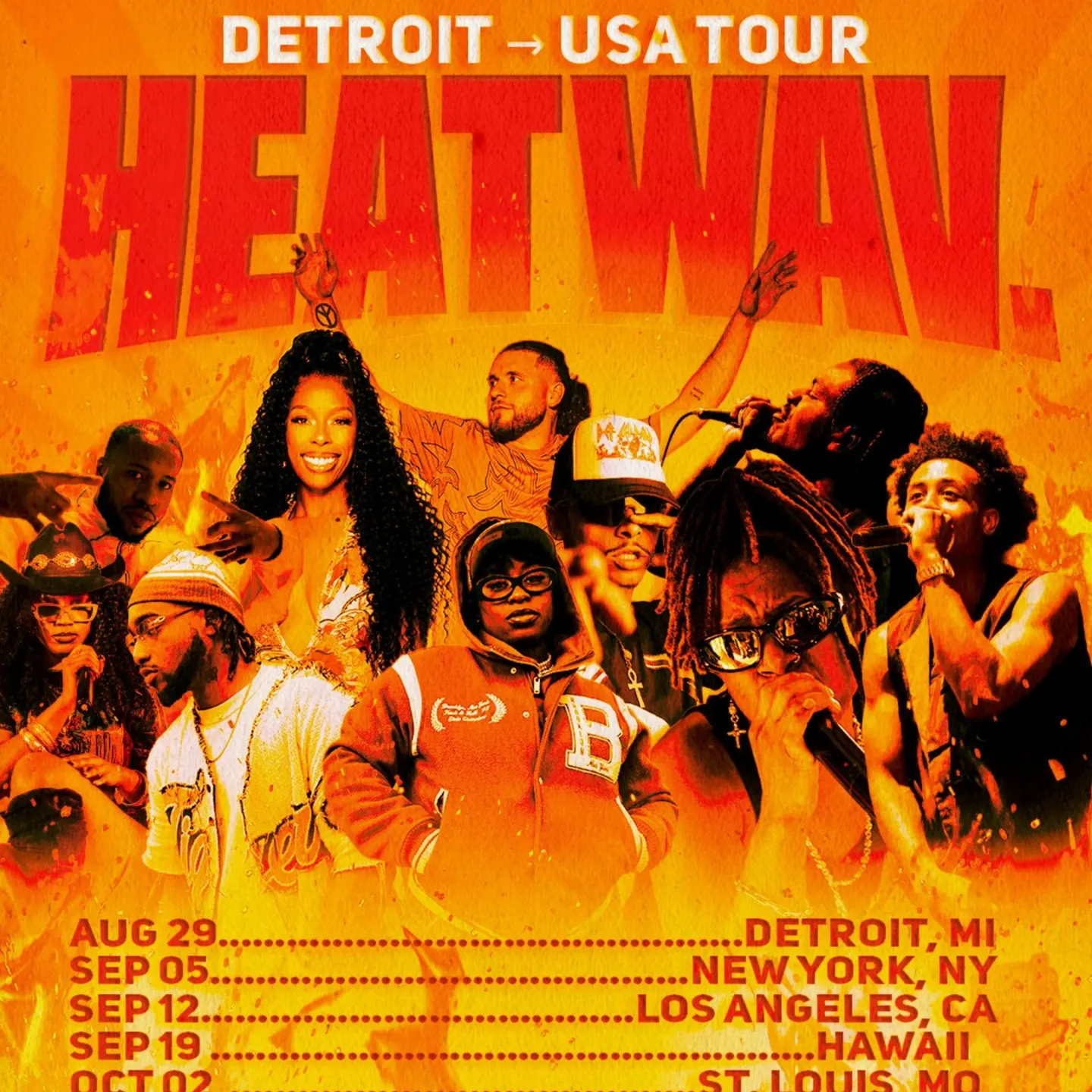 heatWAV. (Stop 8: ATL **PT 2: CONCERT**) USA tour