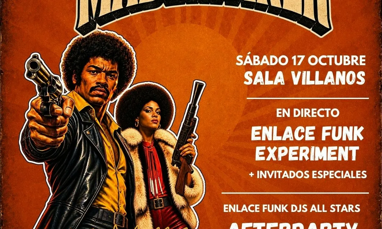 ENLACE FUNK EXPERIMENT reinterpreta las BANDAS SONORAS del cine BLAXPLOITATION