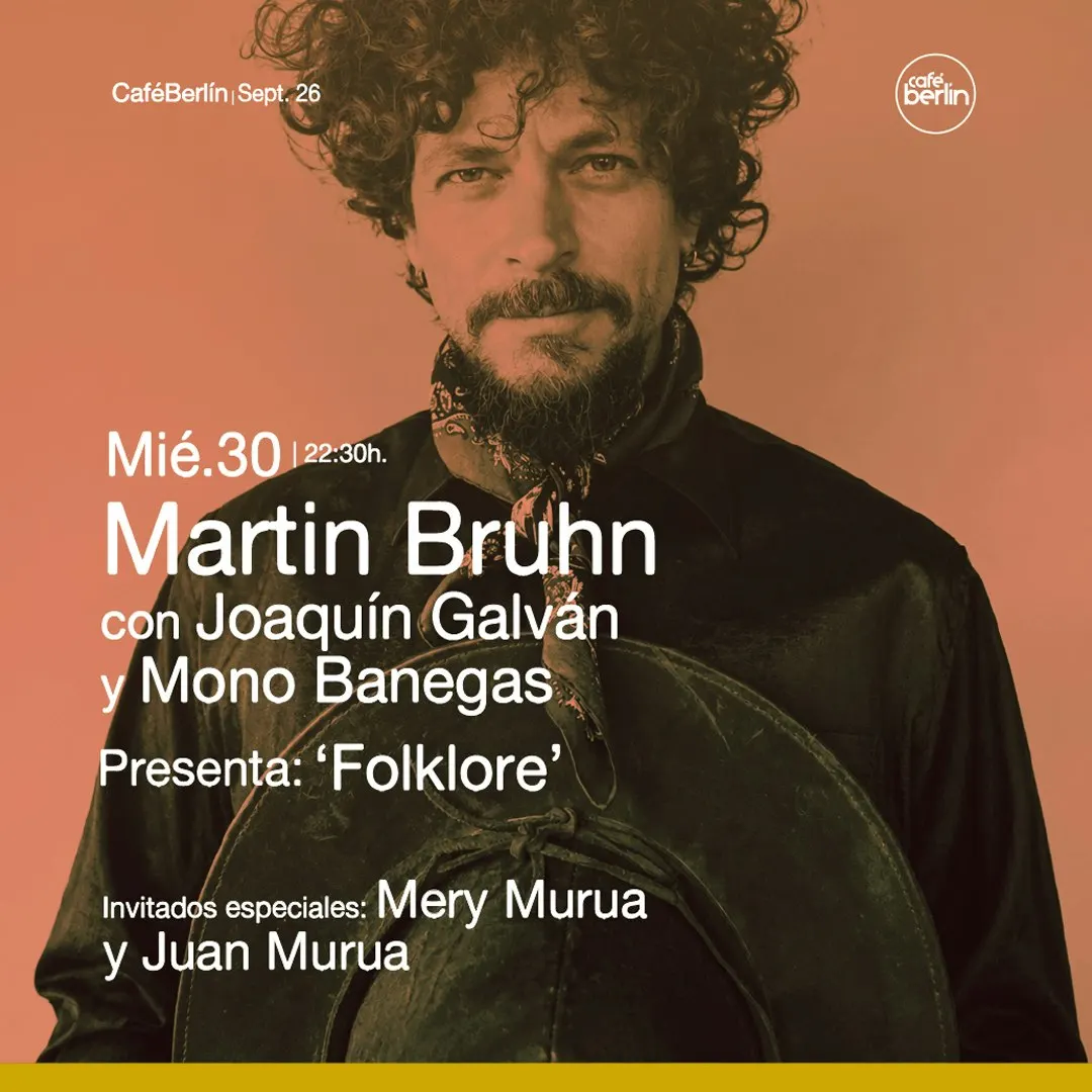 Martin Bruhn presenta “Folklore” con Mery Murua