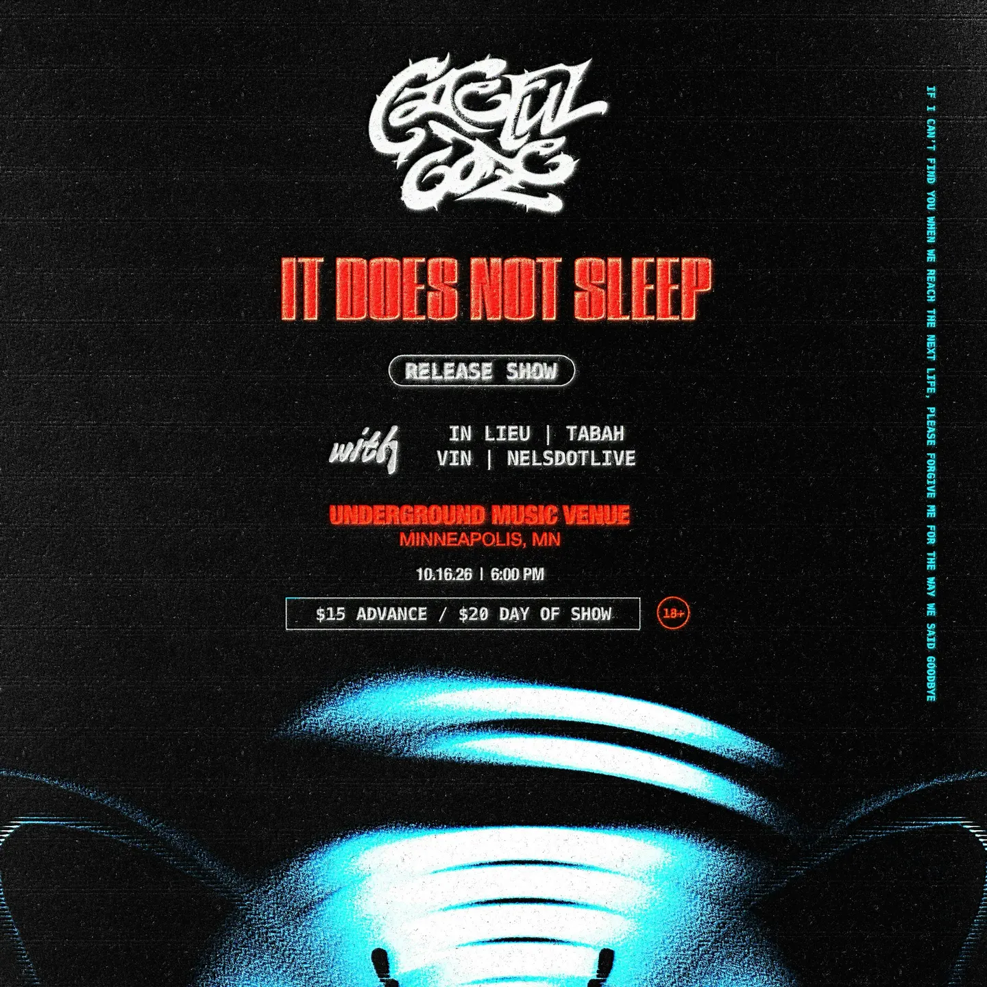 Careful Gaze's 'It Does Not Sleep' Release Show