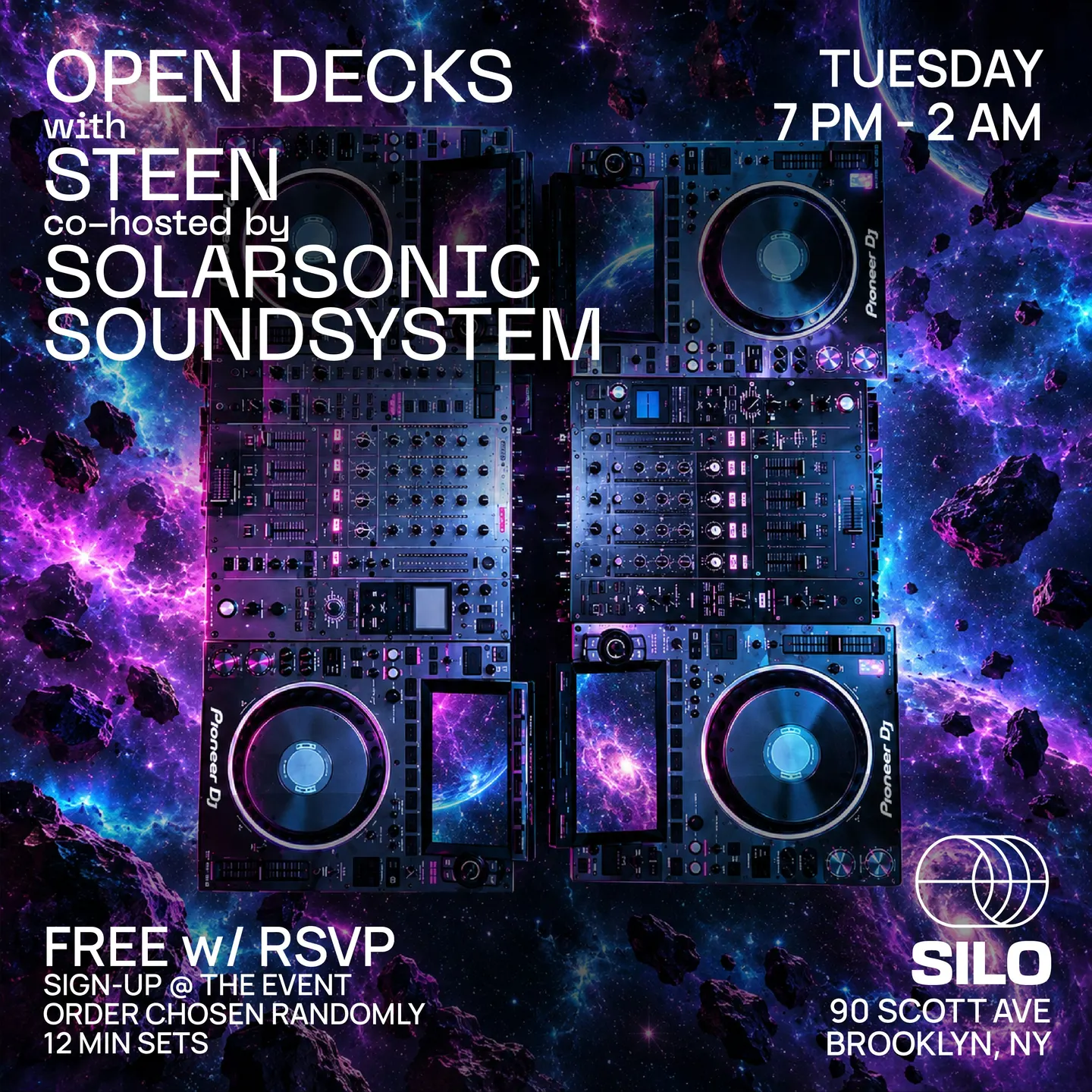Open Decks w/ Steen & Solarsonic Soundsystem