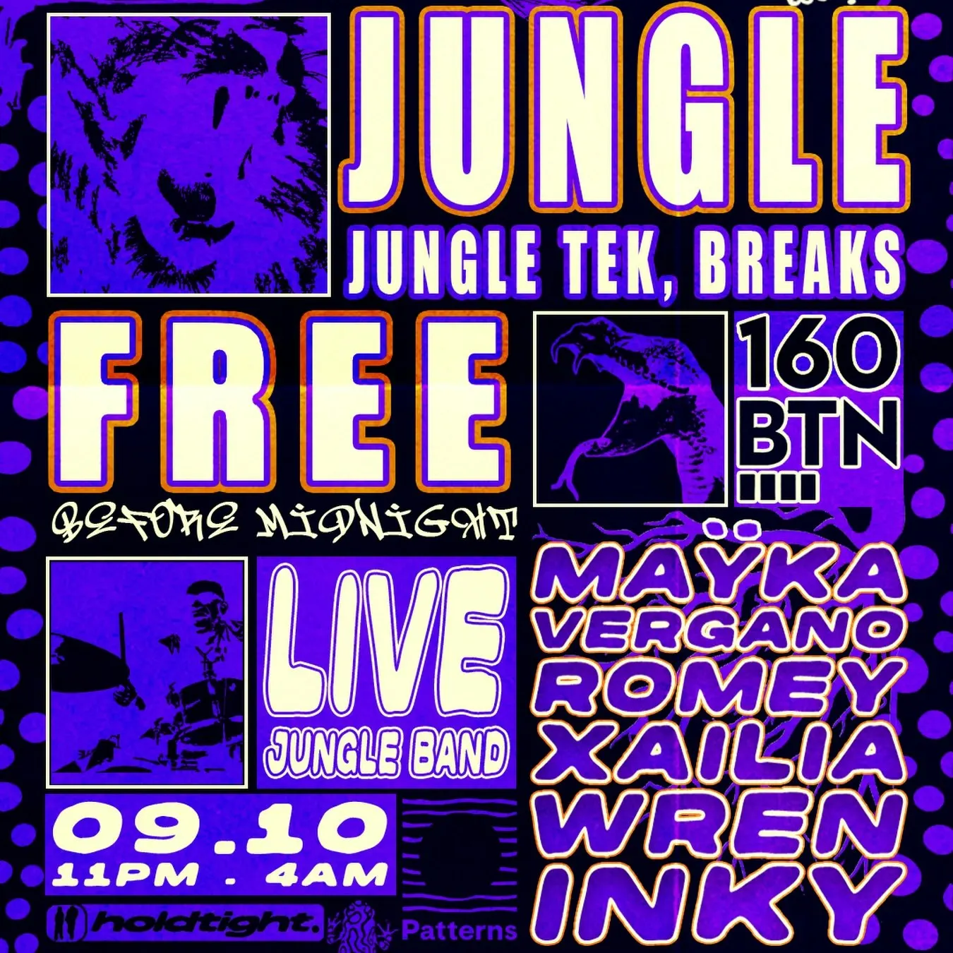 Grassroots: FREE entry - Jungle, Jungle Tek, Breaks