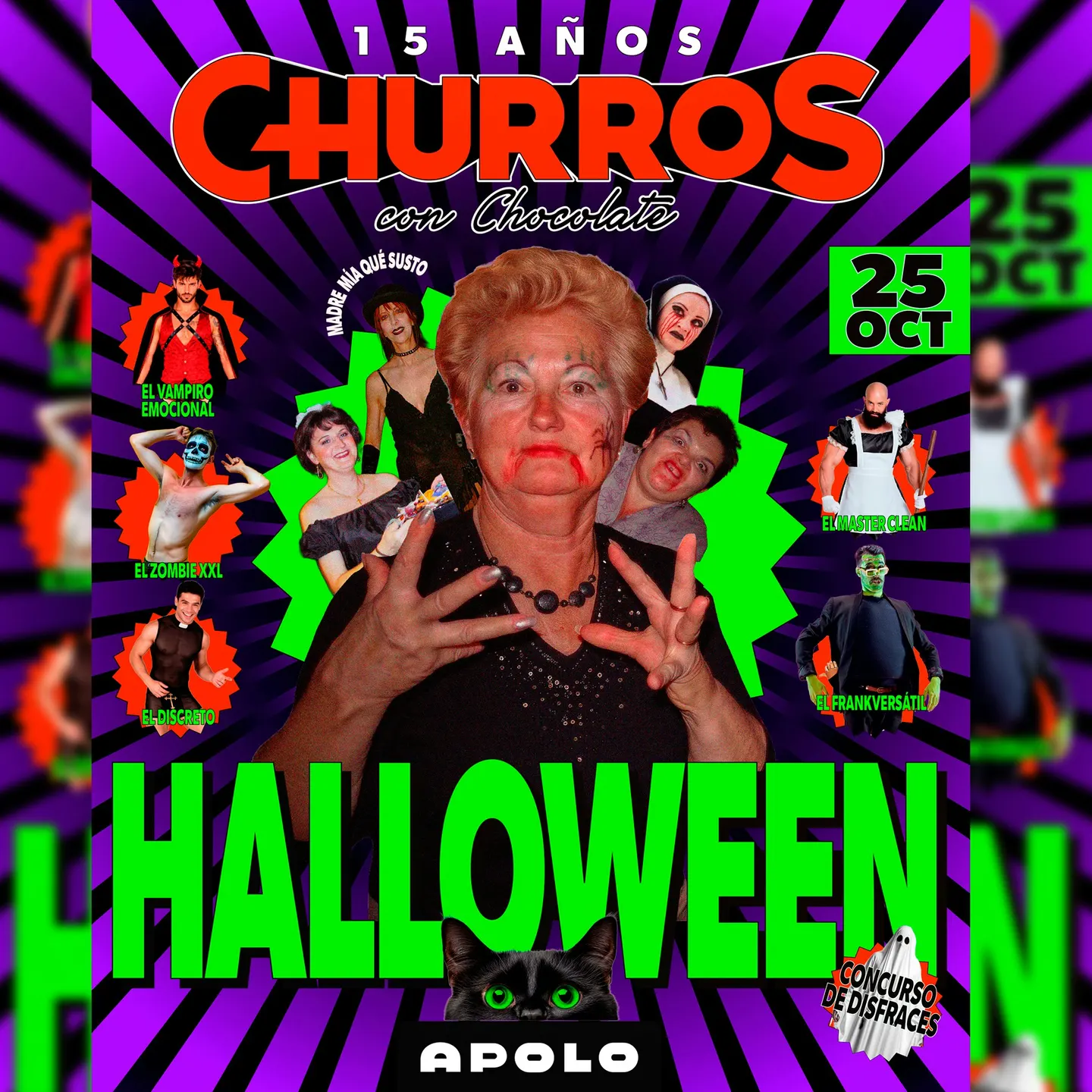 CHURROS CON CHOCOLATE - Halloween