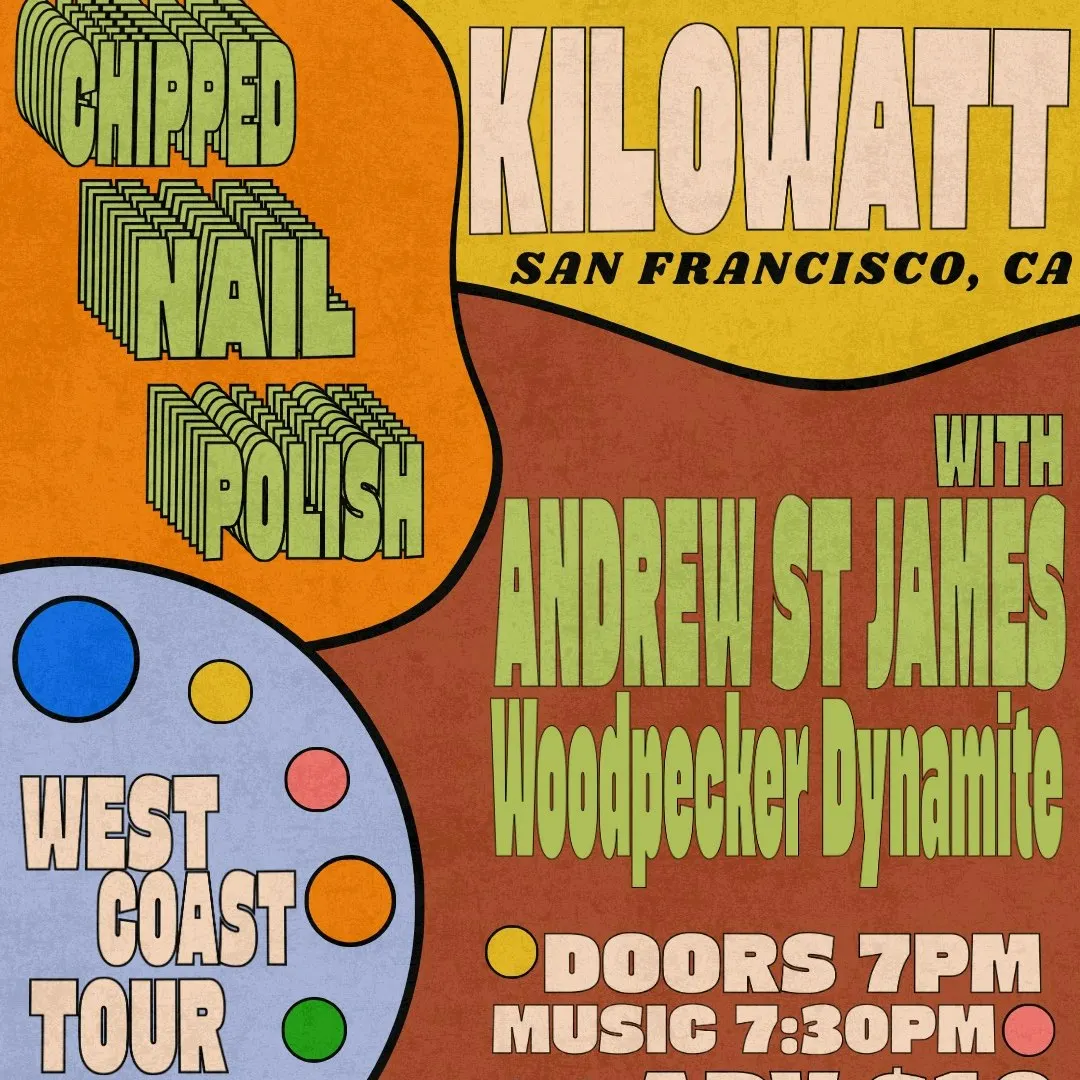 Chipped Nail Polish, Andrew St. James and Woodpecker Dynamite