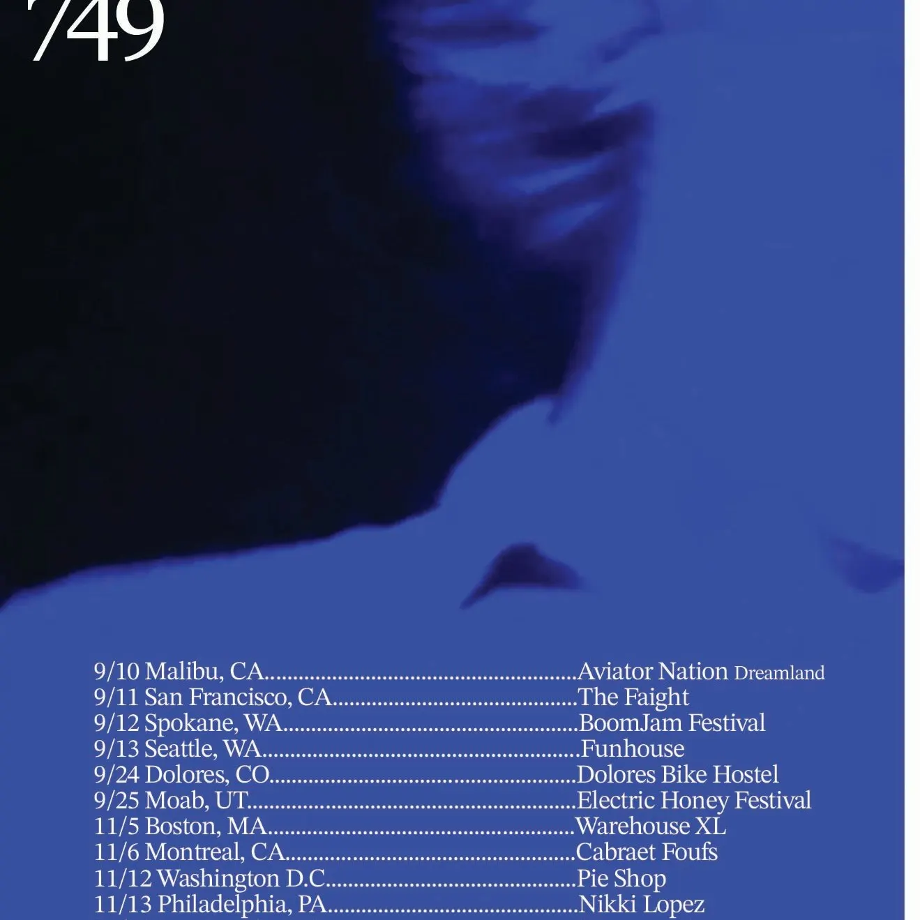 Persona 749 Live at El Mocambo. November 7th 2026.