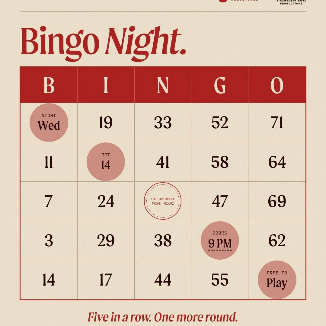 Bingo Night @ Bijou Social Club