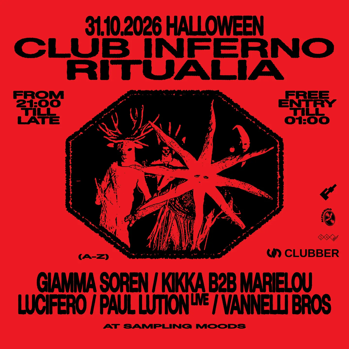 CLUB INFERNO RITUALIA - HALLOWEEN NIGHT - SAMPLING MOODS