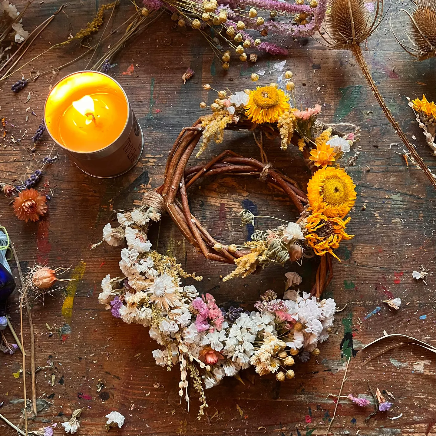 Dried Flower Wreath Workshop