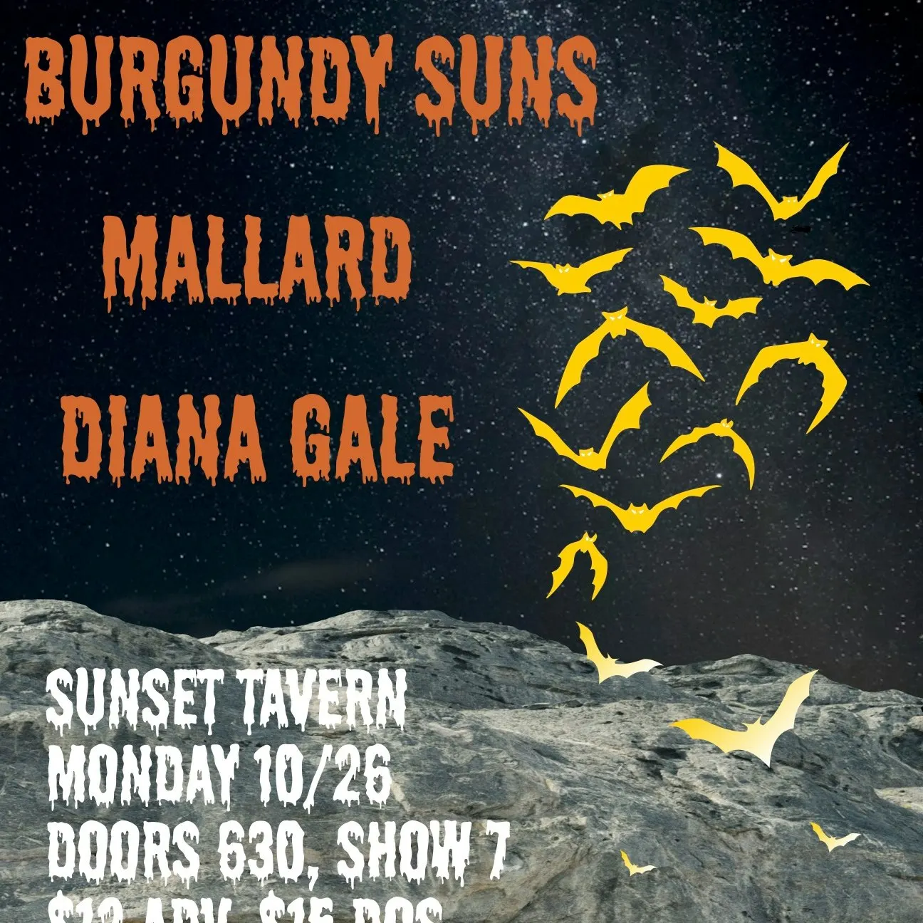 Burgundy Suns, Mallard, Diana Gale
