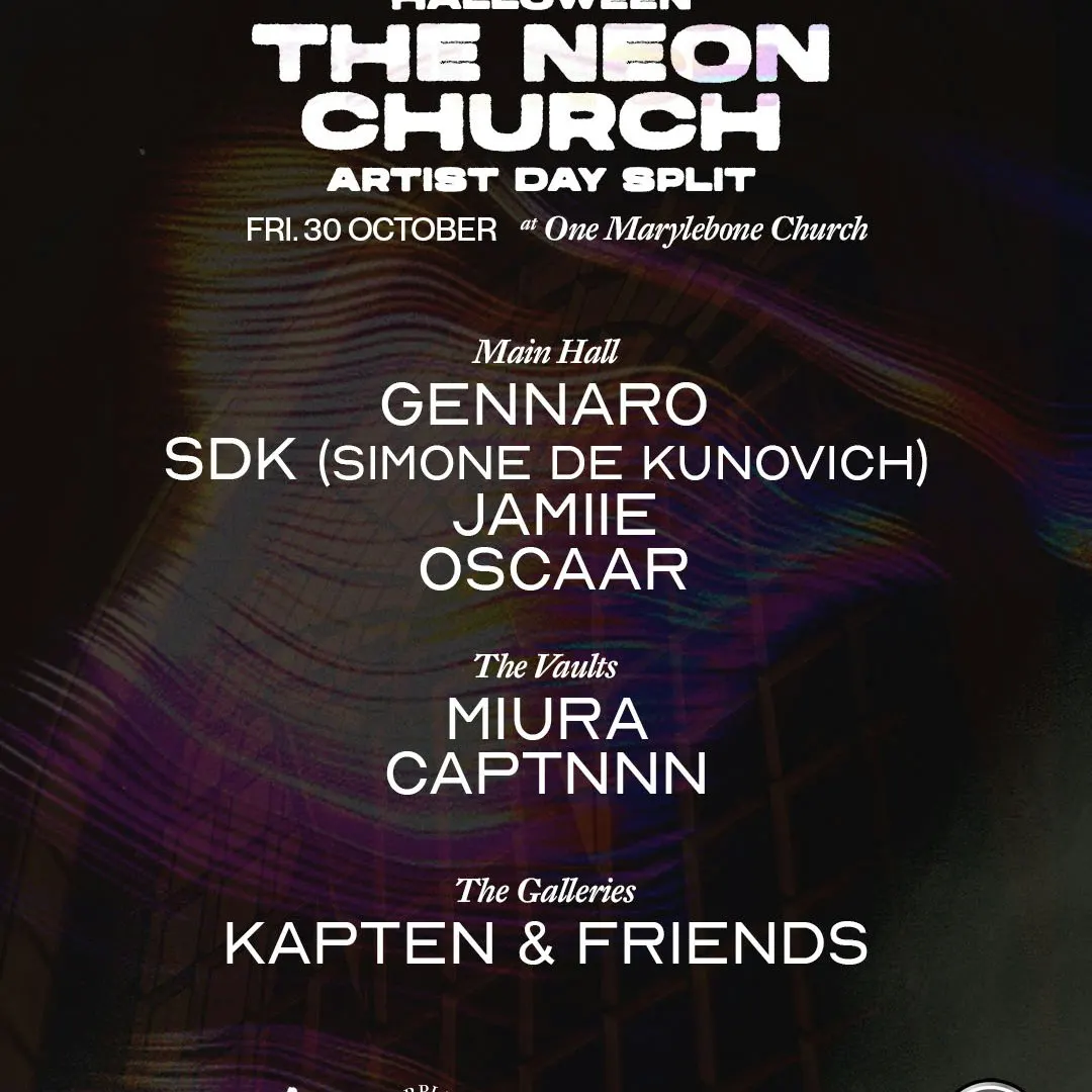 FRI. 30 OCT | The Neon Church