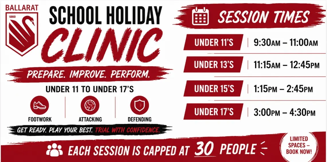Ballarat Swans School Holiday Clinic