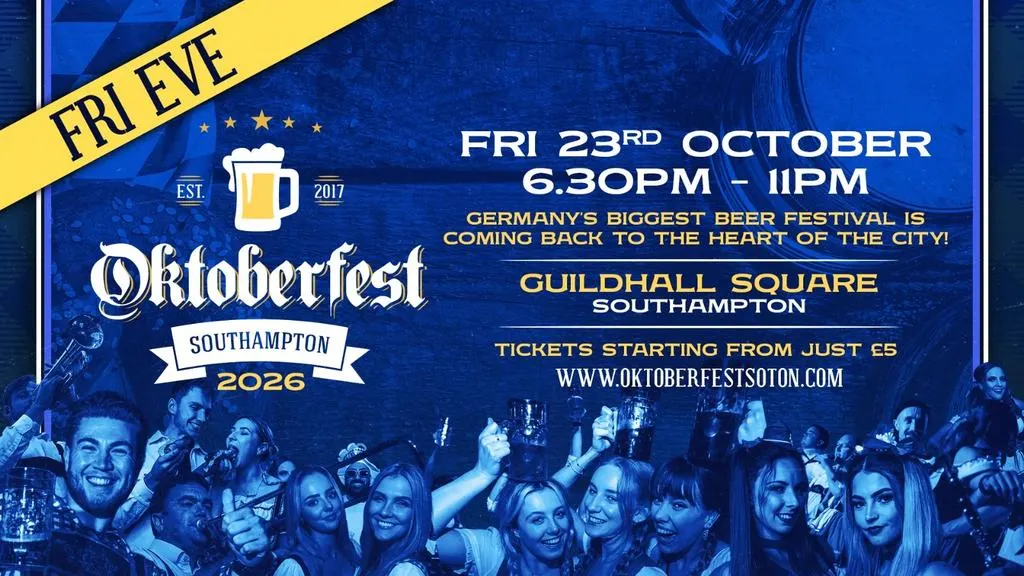 Oktoberfest Southampton • Friday 23rd October // 6:30pm - 11pm