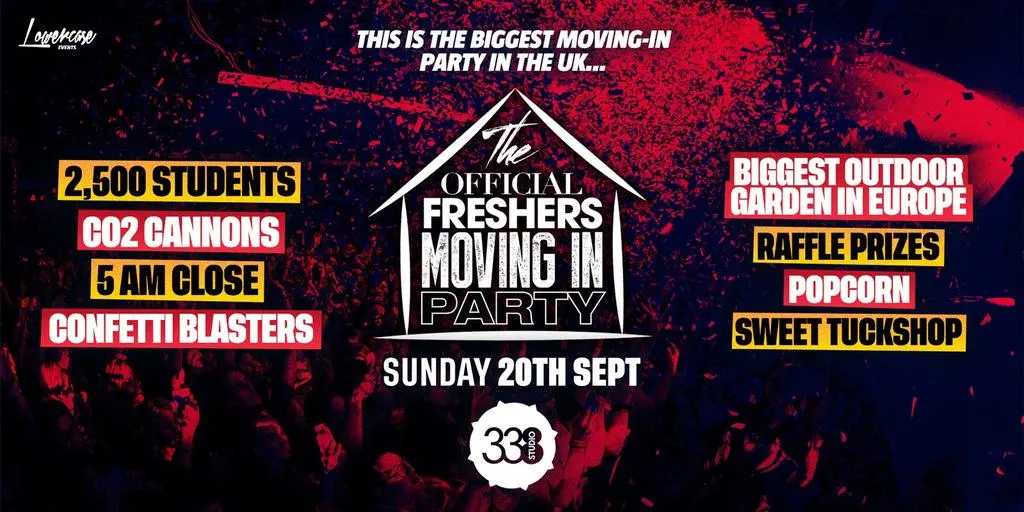 The Official London Freshers Moving In Party @ Studio 338