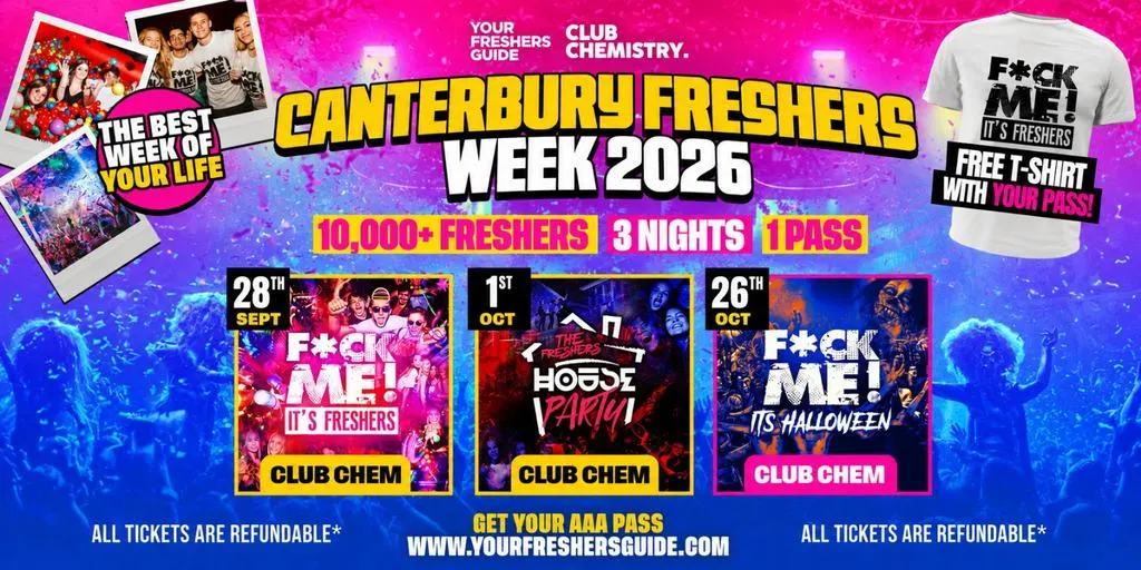 Canterbury Freshers Week 2026