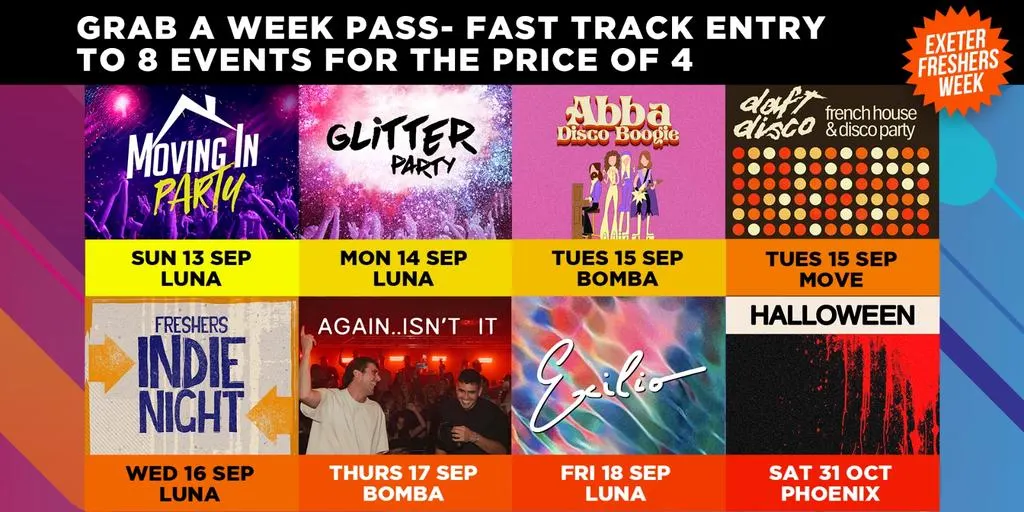 Exeter Freshers Week '26