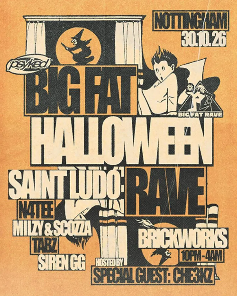 Big Fat Rave x Psyked: HALLOWEEN / Saint Ludo, n4tee, Che3kz & More