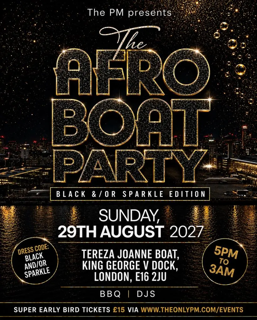 The AfroBOAT Party (The Black & Sparkle Edition)
